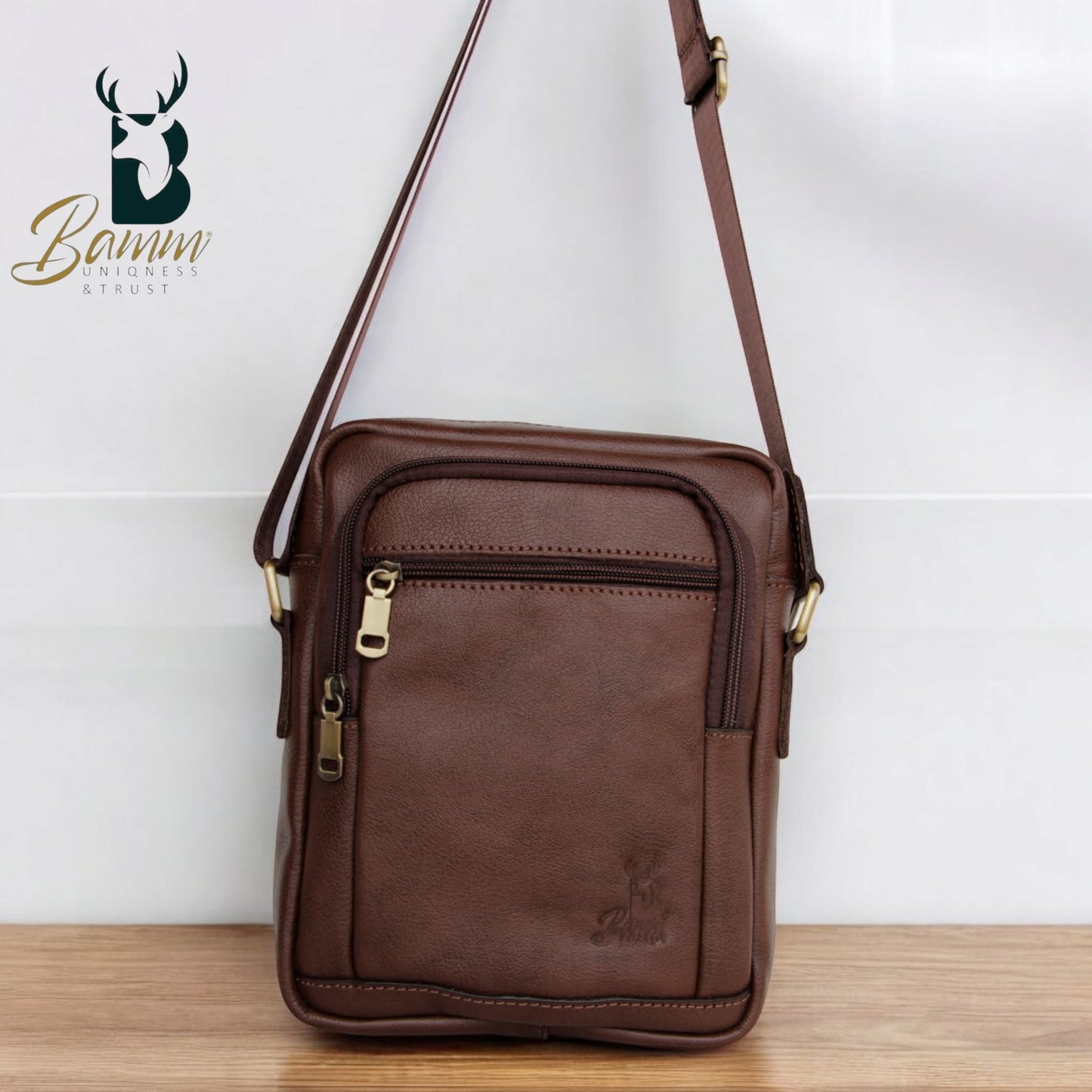 Bamm Leather Crossbody Bag 2802