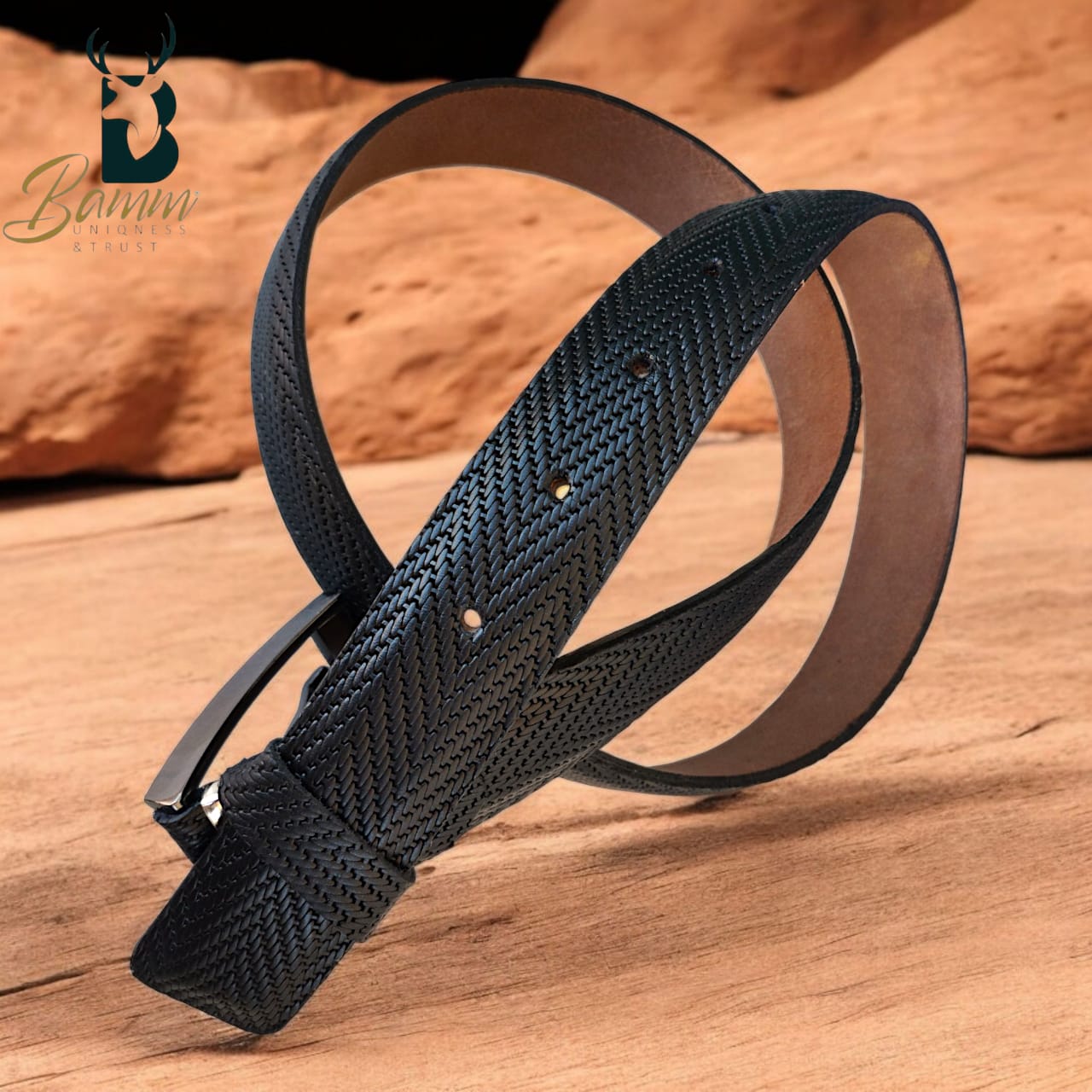 Natural Leather Belt Havan Casual Classic