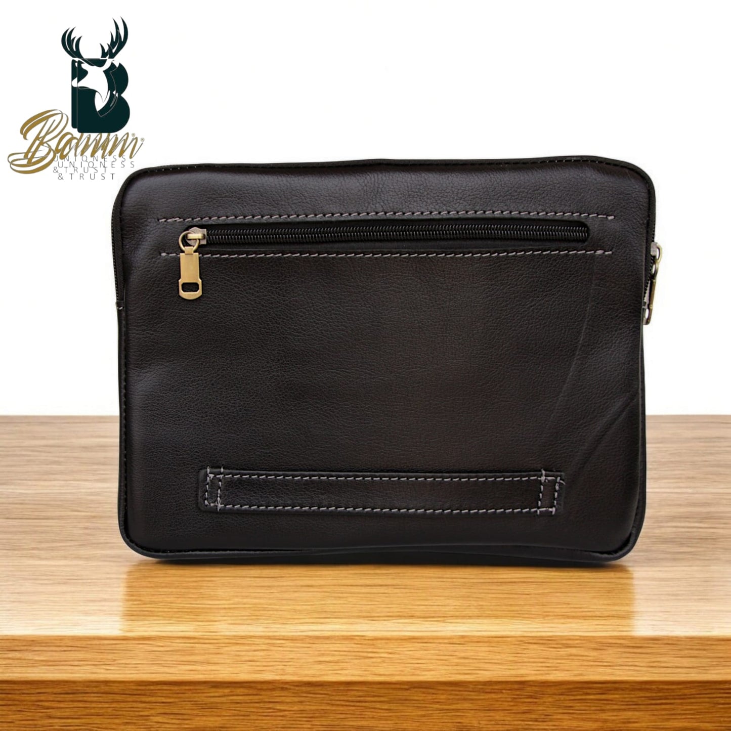 Genuine Leather iPad & Laptop Case – Shock-Resistant, Stylish & Secure for MacBook, Dell, and More