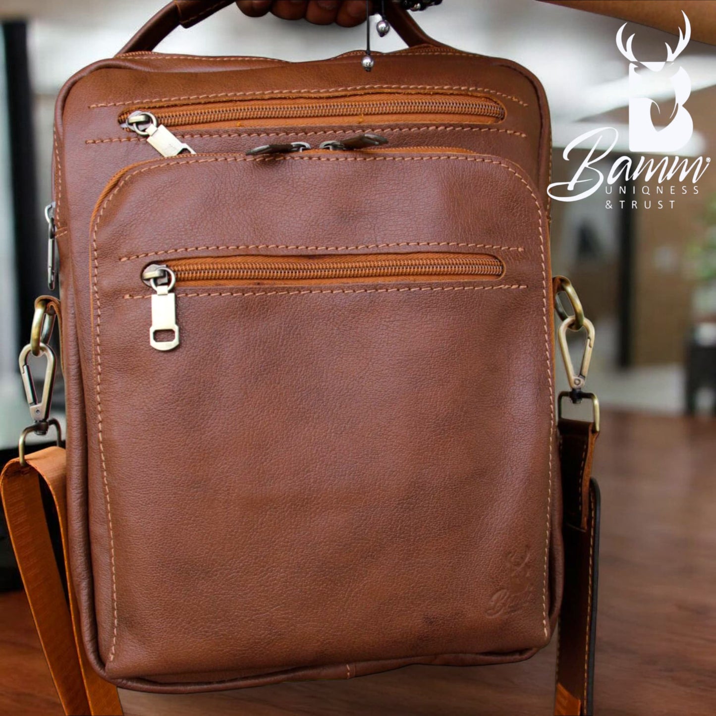 Bamm Leather Crossbody Bag 2805