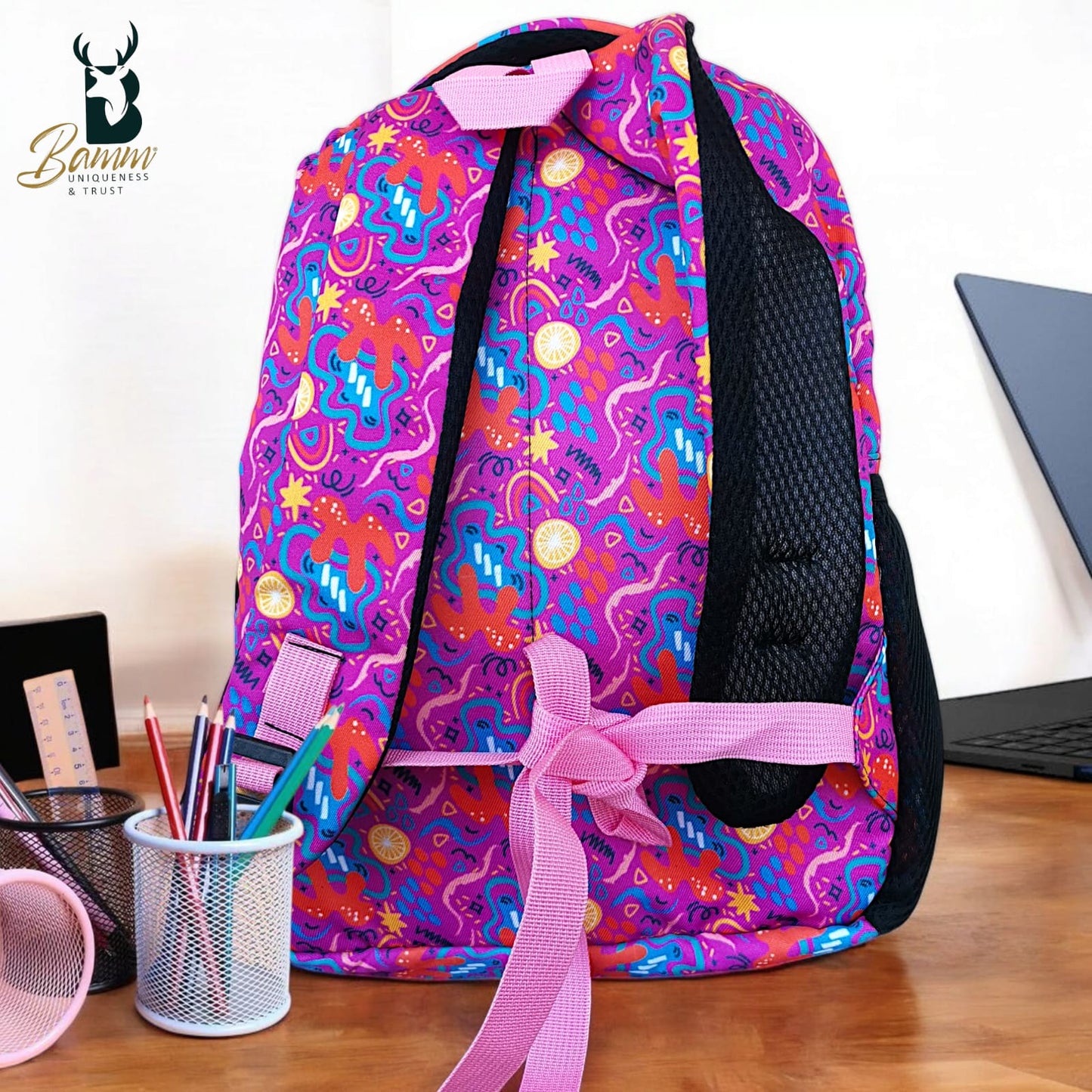 15.6-inch Bag For School And Laptop Backpack - Mix Colour