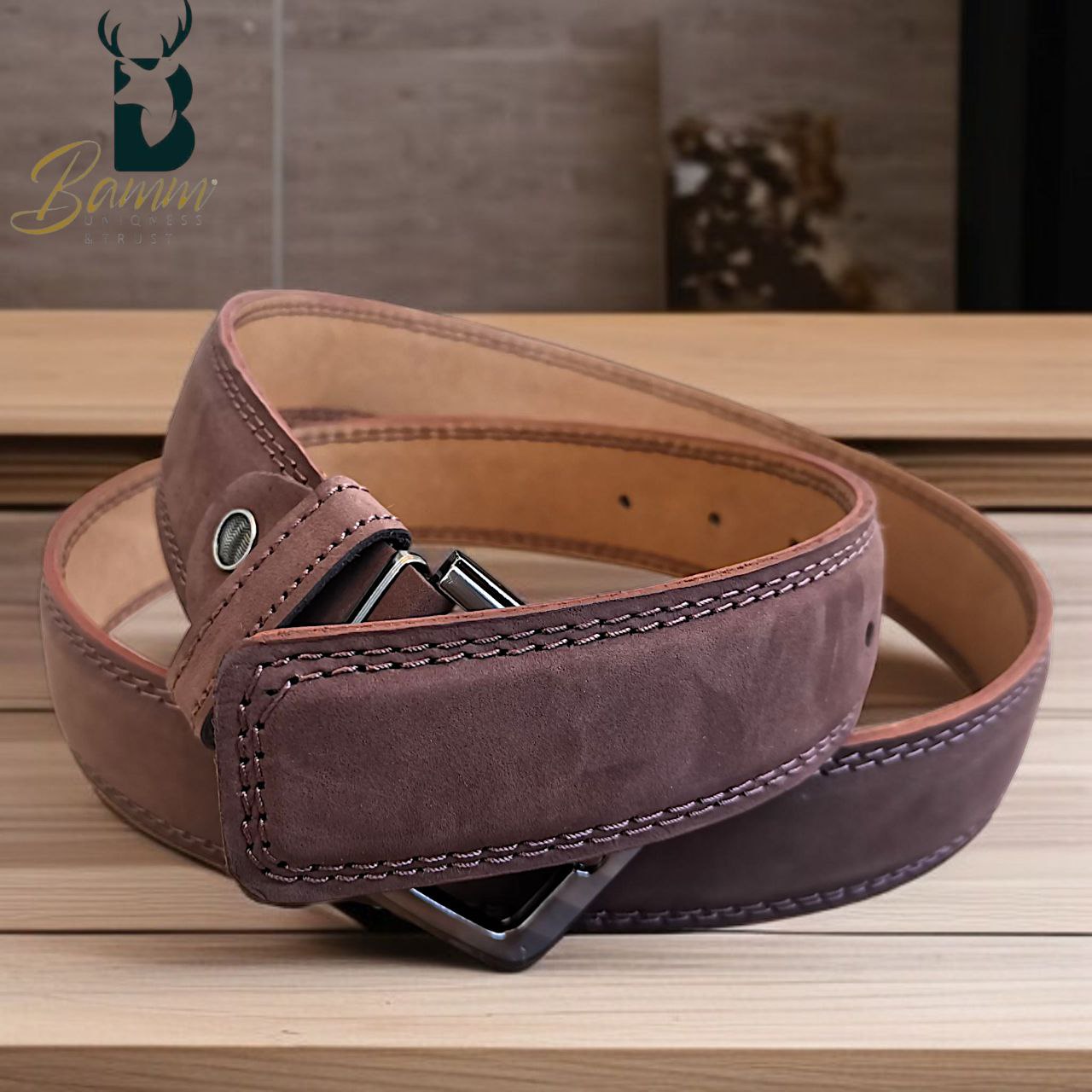 Leather Belt Handmade Elegance by BAMM