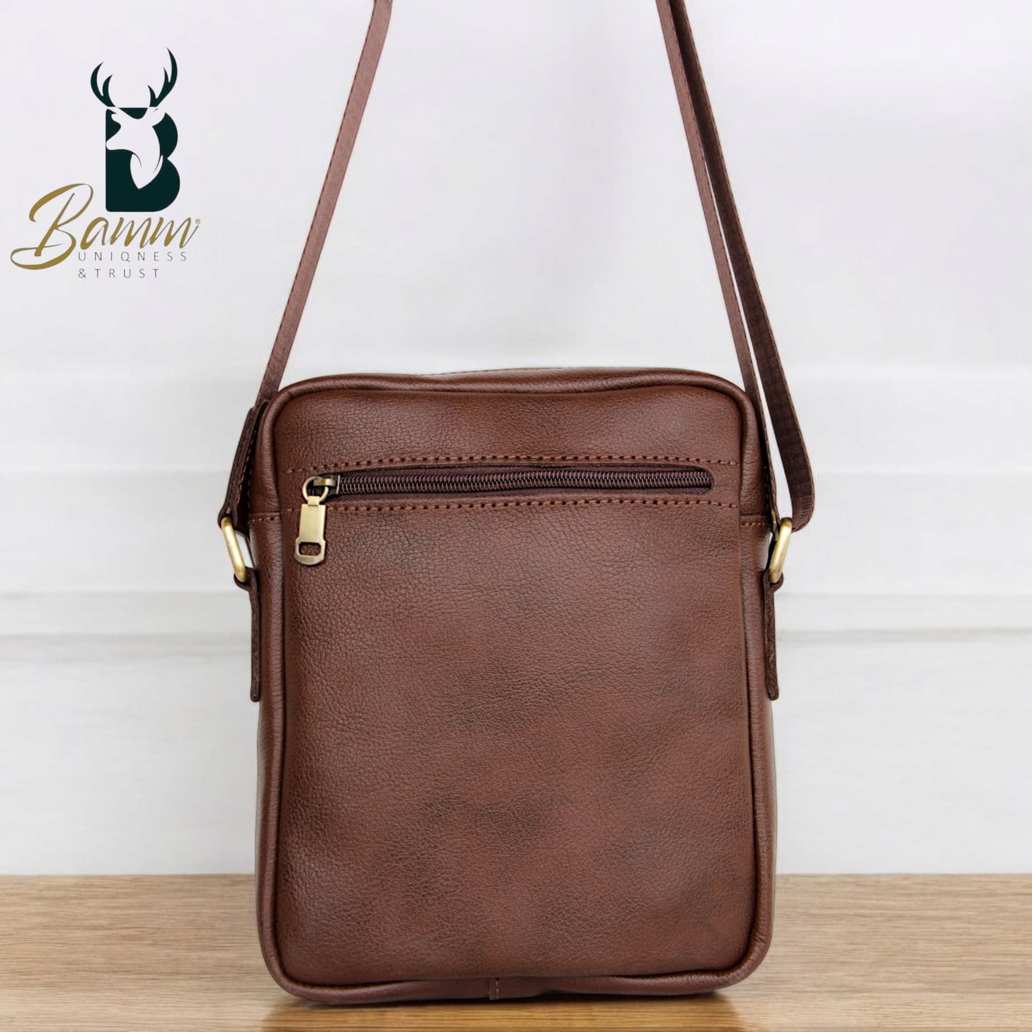 Bamm Leather Crossbody Bag 2802