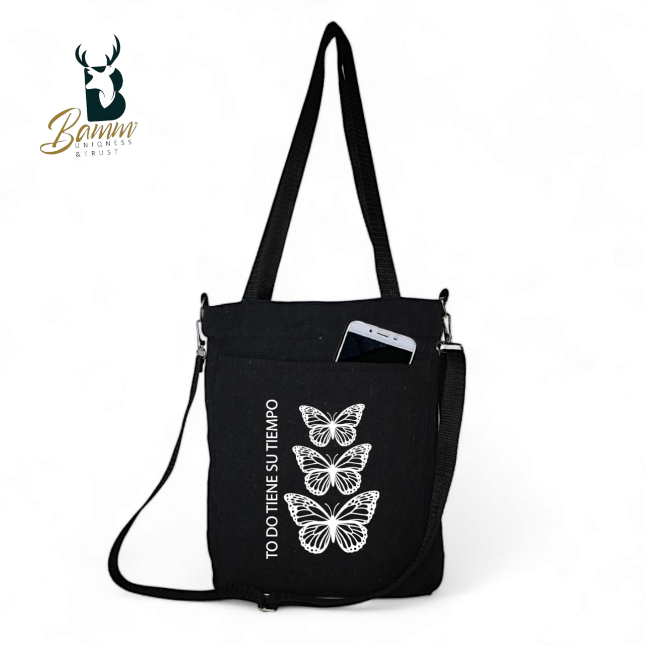BAMM Tote Bag With Two Adjustable Shoulder Straps- 25