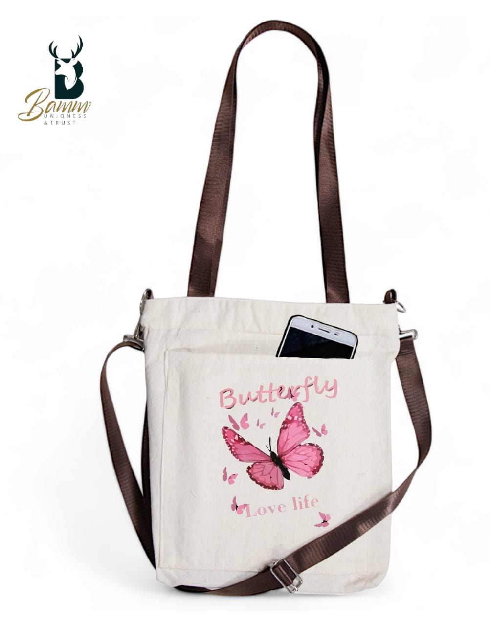 BAMM Tote Bag With Two Adjustable Shoulder Straps 52