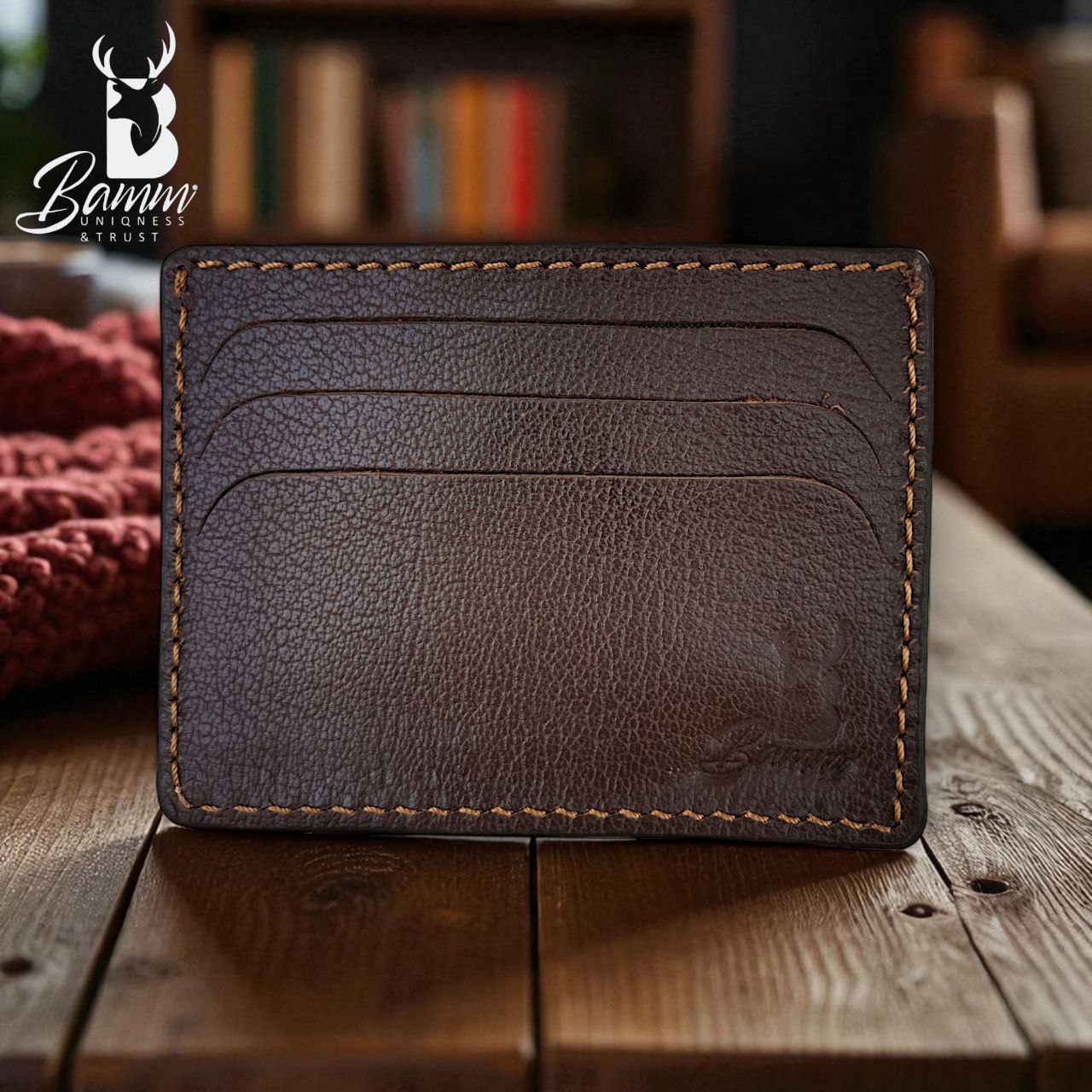 From Bamm Natural Leather Card Holder-2252