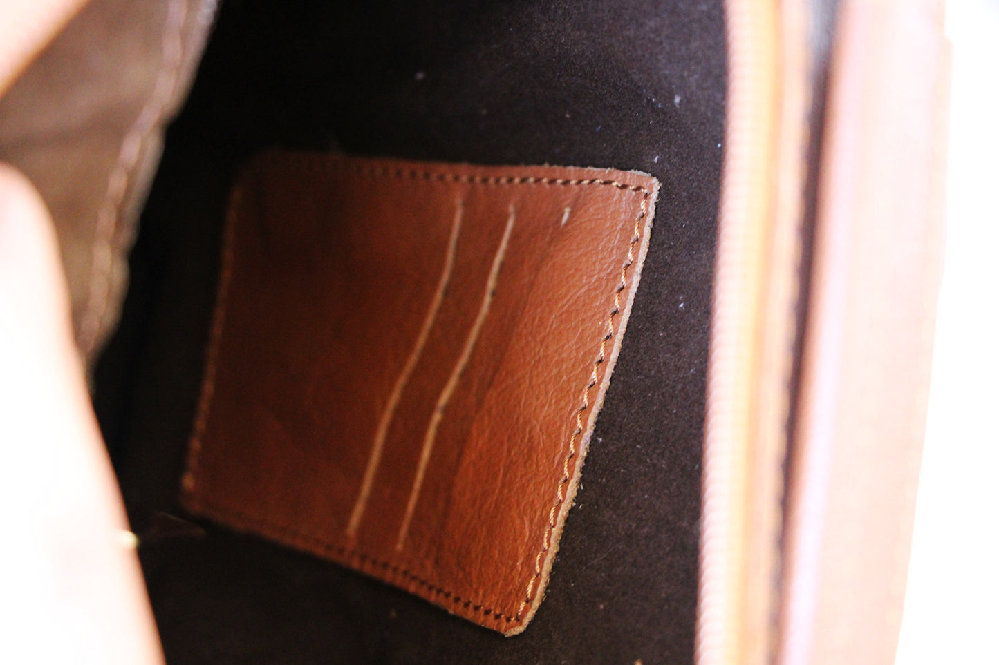 Premium Men's Genuine Leather Crossbody Bag – 20x25 cm, Multi-Compartment