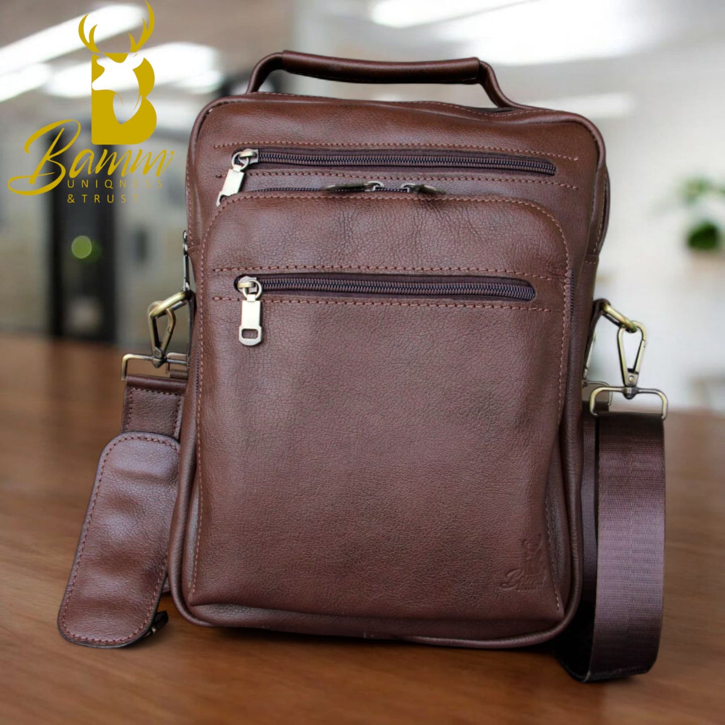 Bamm Leather Crossbody Bag 2805