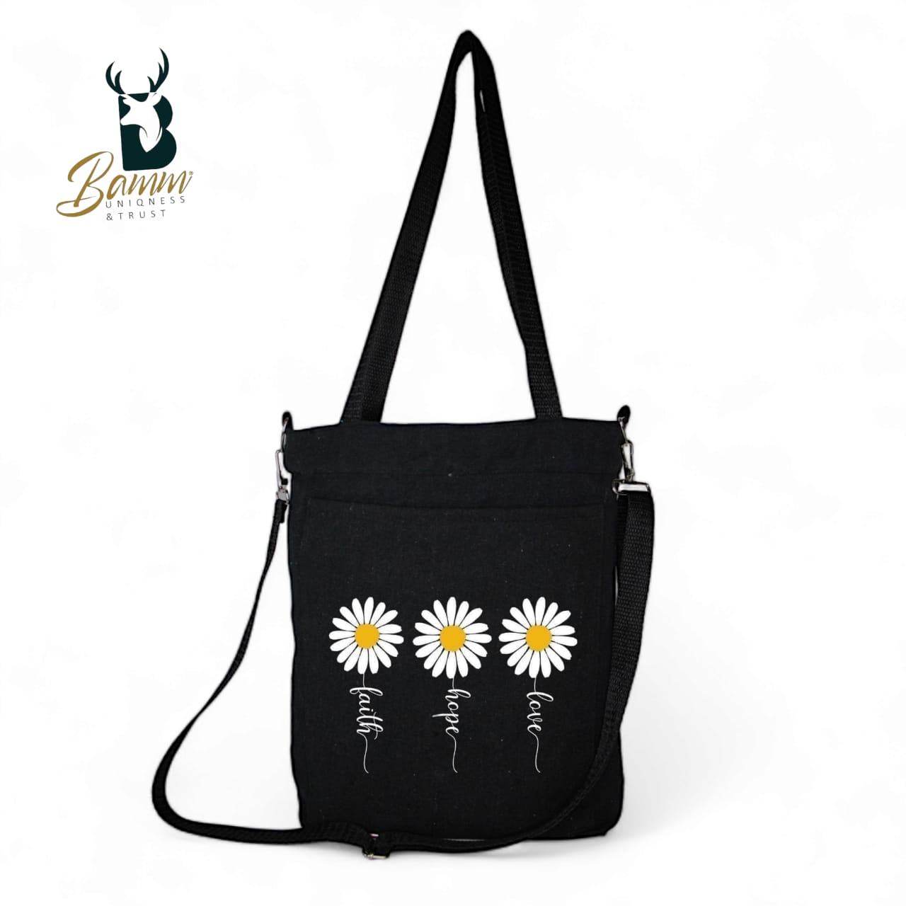 BAMM Tote Bag With Two Adjustable Shoulder Straps- 25