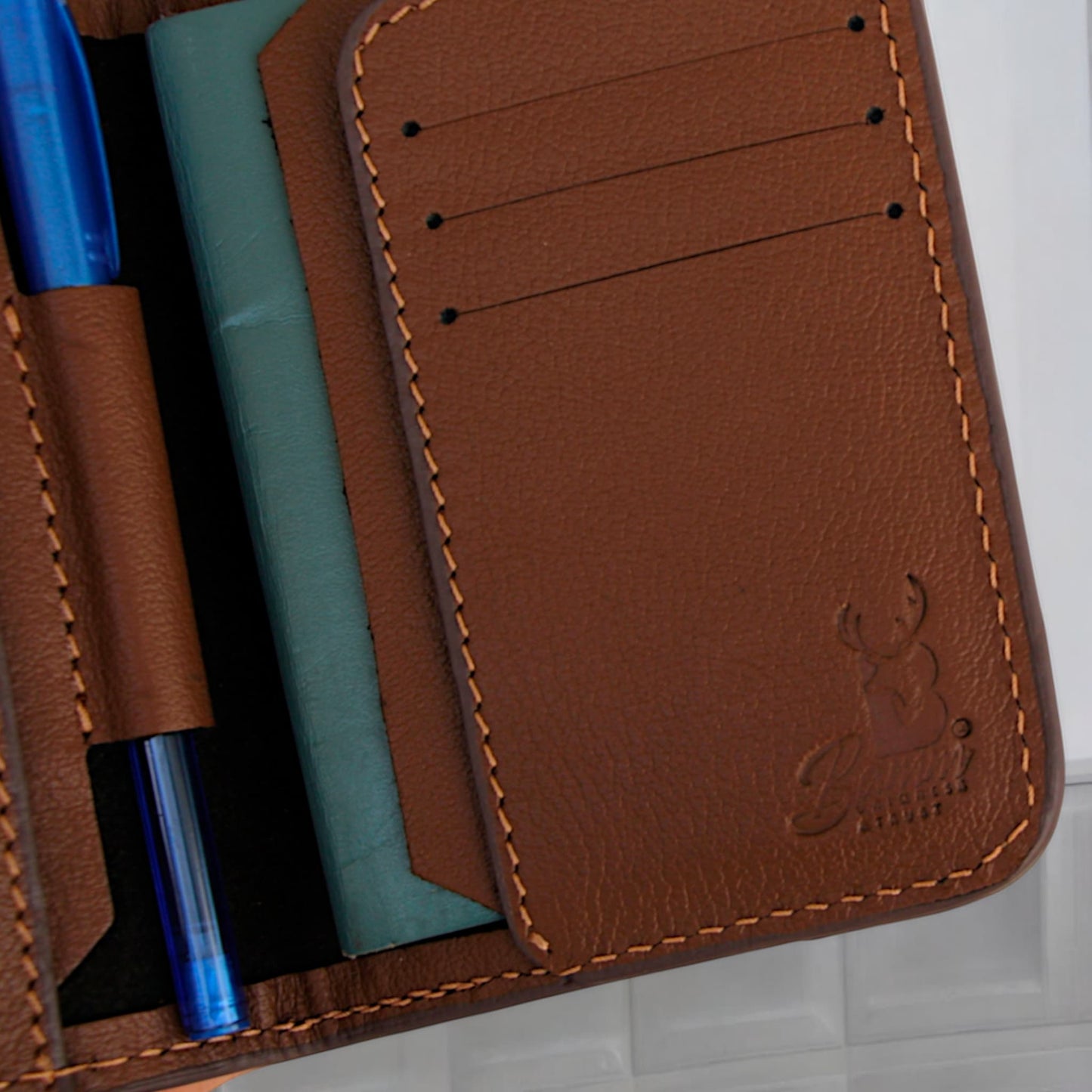 Handmade Genuine Leather Passport Holder-2313-