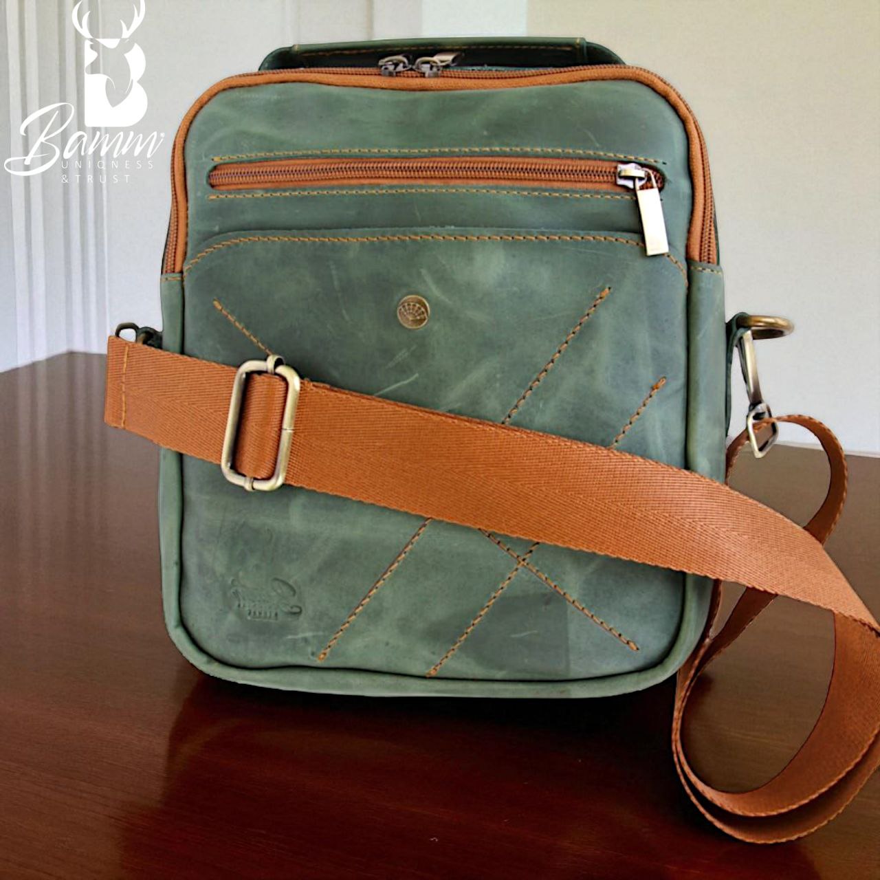 Stylish Leather Men's Crossbody Bag For Men -High-quality Leather Men's Crossbody Bag