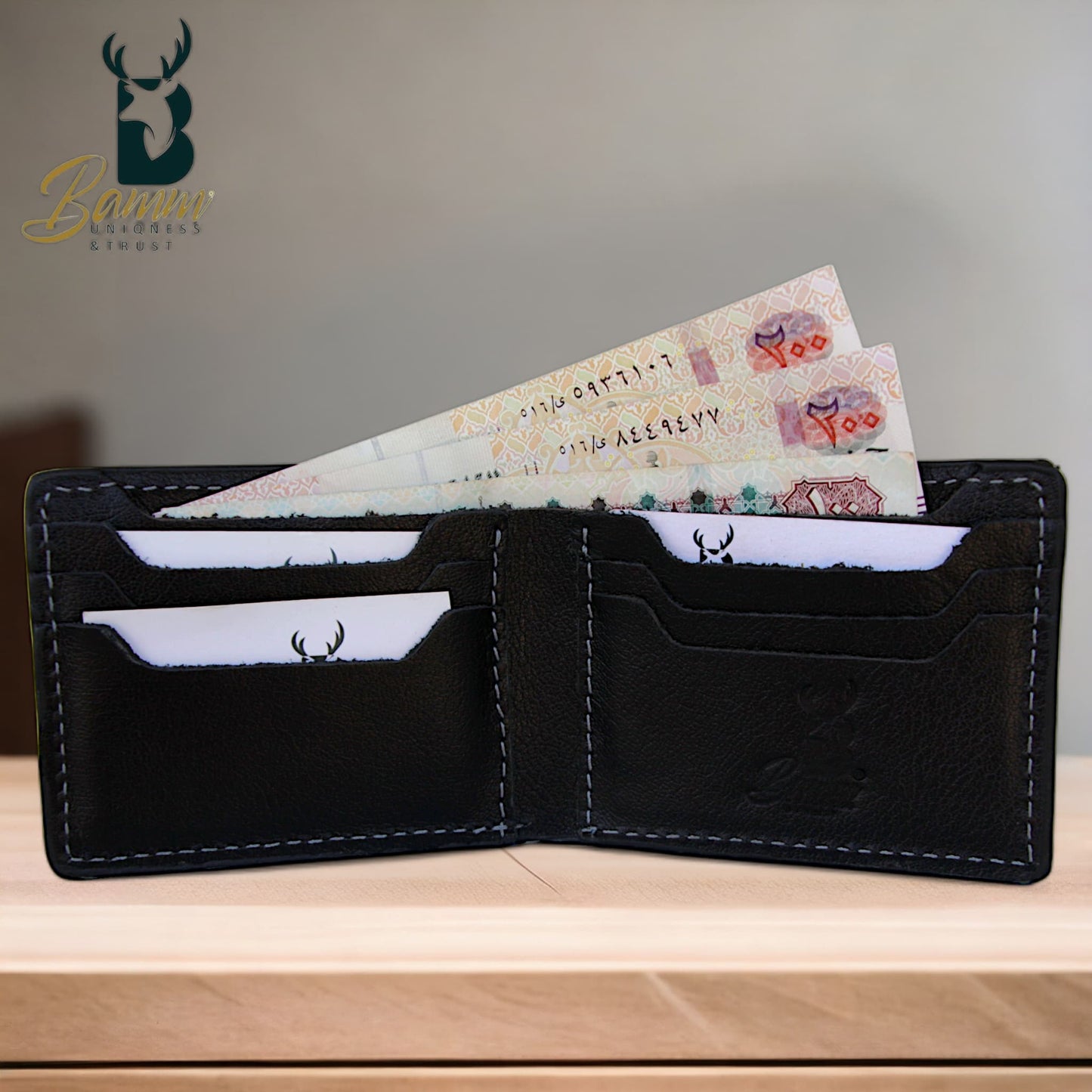 Natural Leather Wallet For Men From Bamm -2208