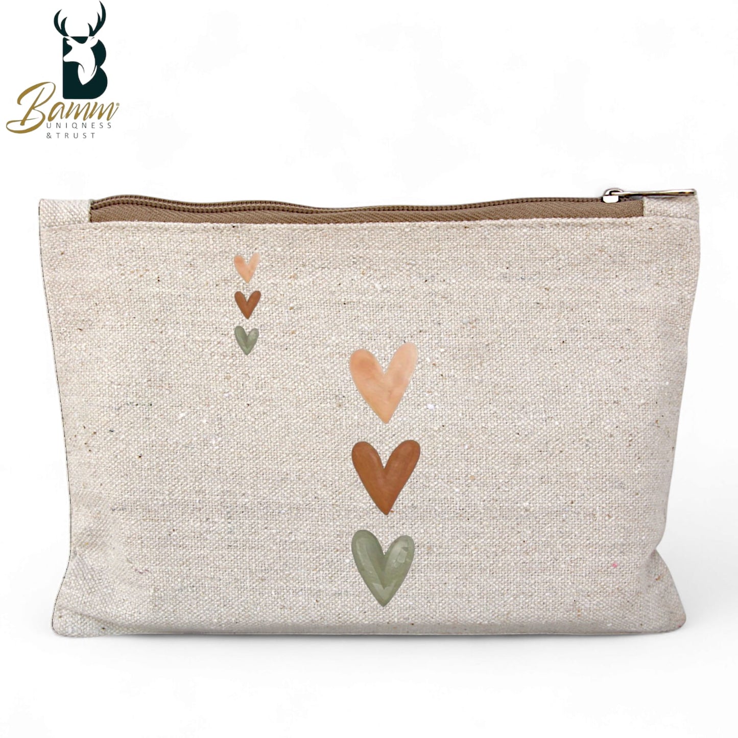 Multi-Use Makeup Organizer Bag – Heavy Duty Duck Cotton, Washable with Digital Print