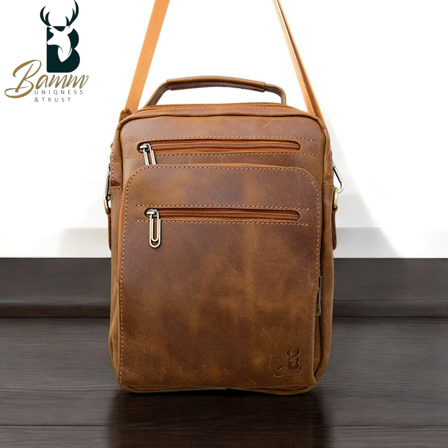 Bamm Leather Crossbody Bag 2805 arizona