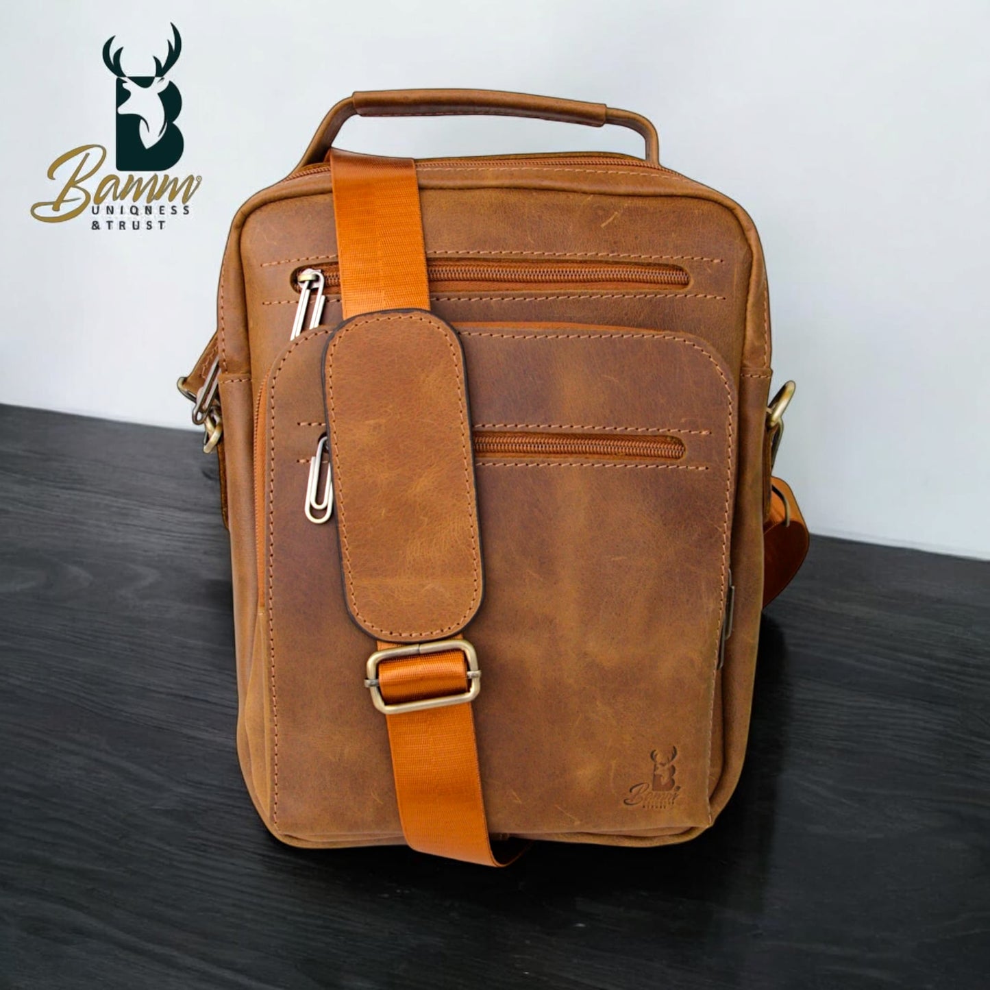 Bamm Leather Crossbody Bag 2805 arizona