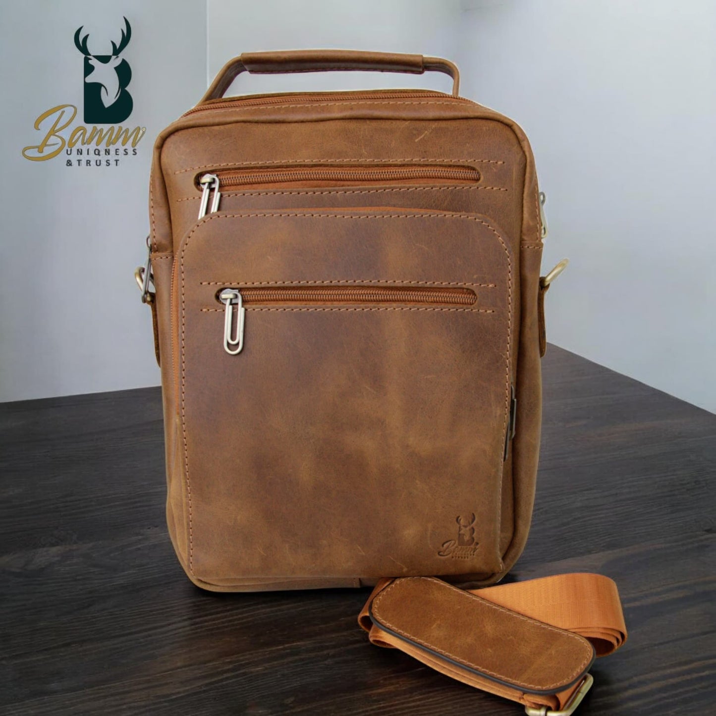 Bamm Leather Crossbody Bag 2805 arizona