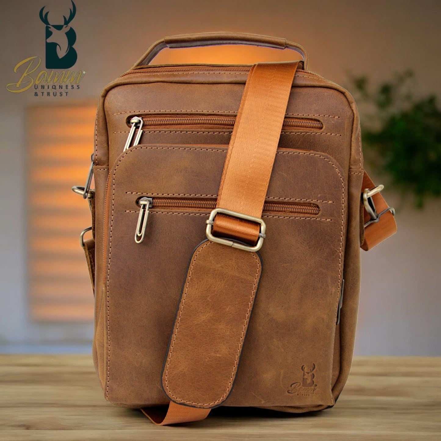 Bamm Leather Crossbody Bag 2805 arizona