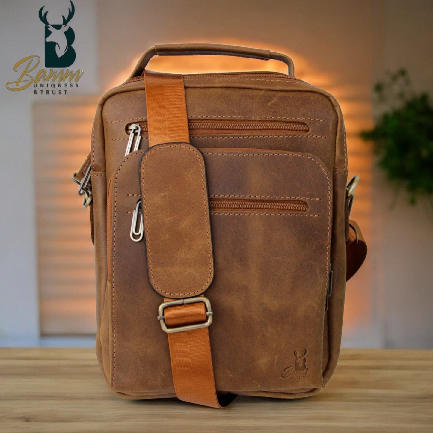 Bamm Leather Crossbody Bag 2805 arizona