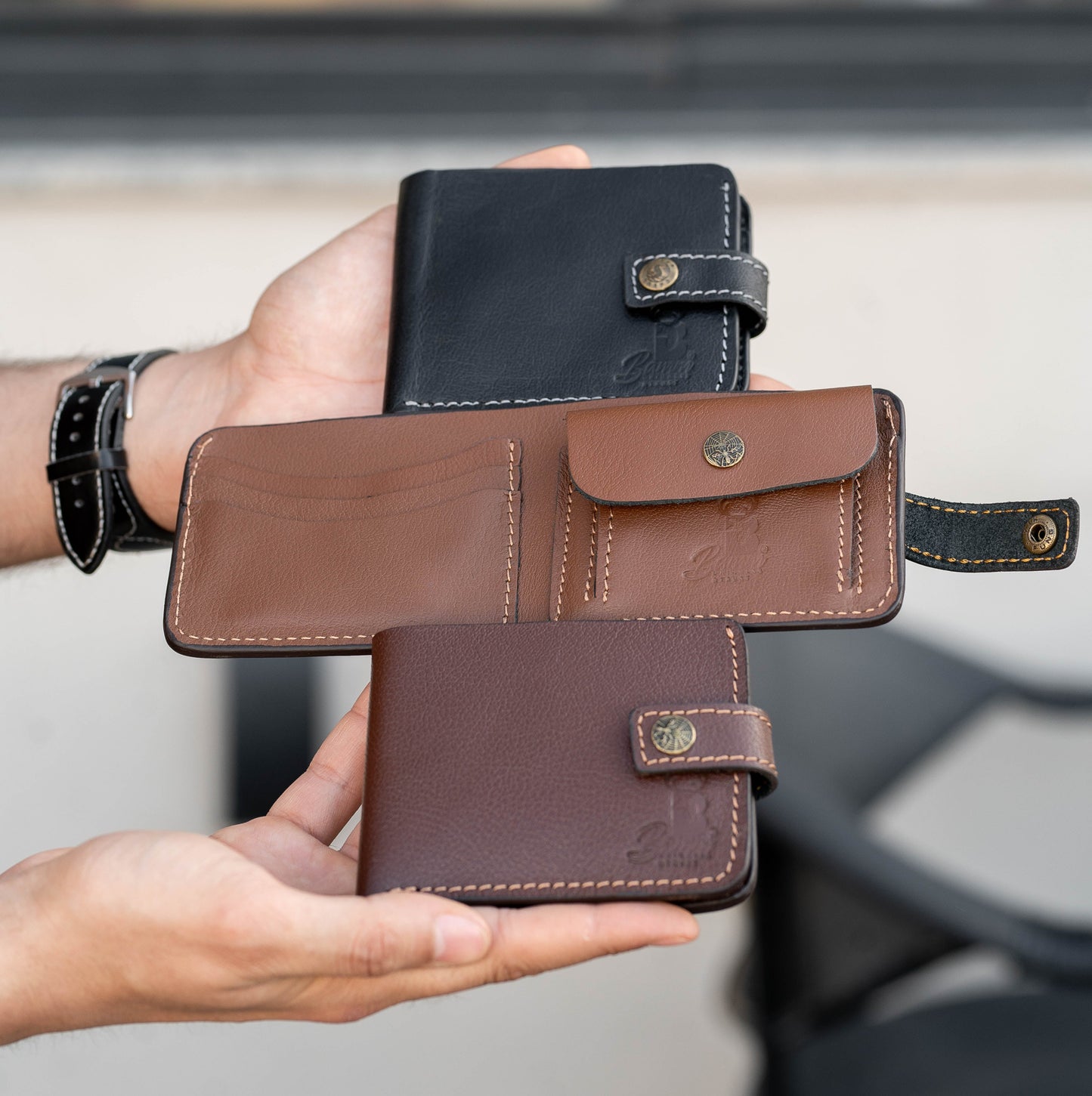 Natural Leather Wallet 2267