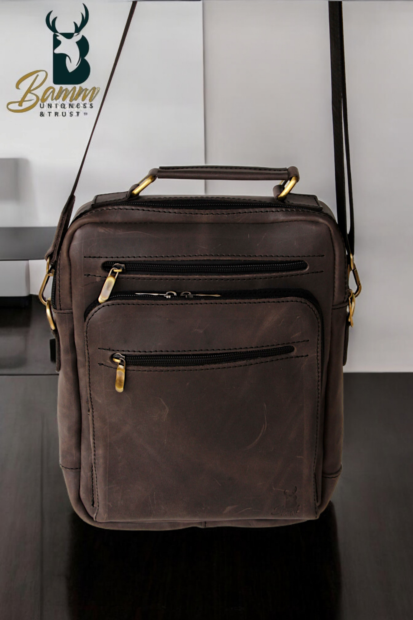 Bamm Leather Crossbody Bag 2805 arizona