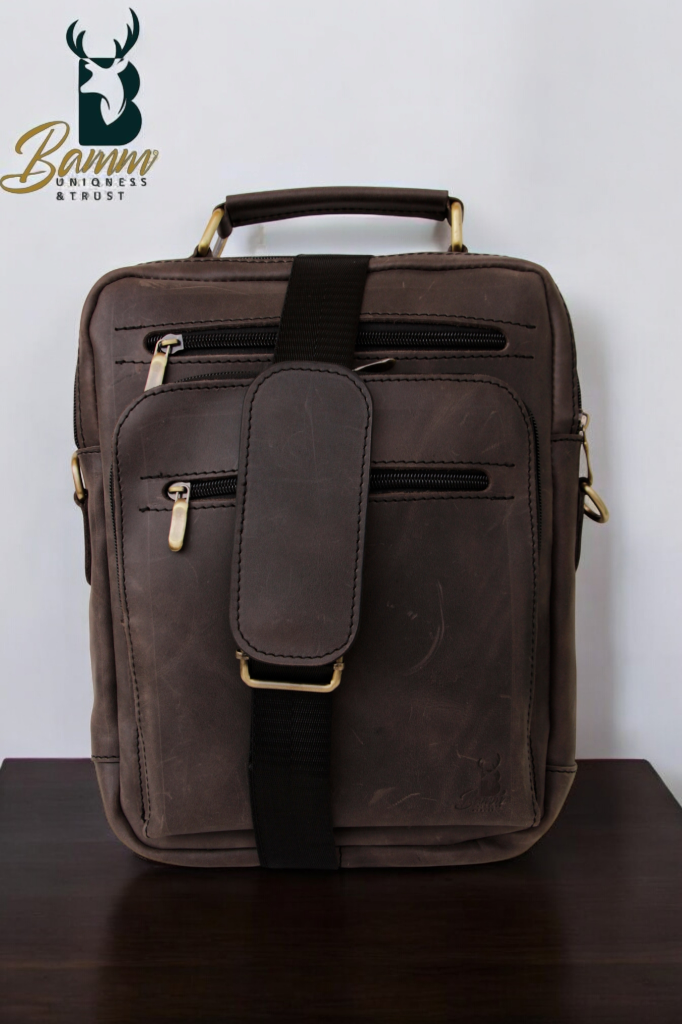 Bamm Leather Crossbody Bag 2805 arizona