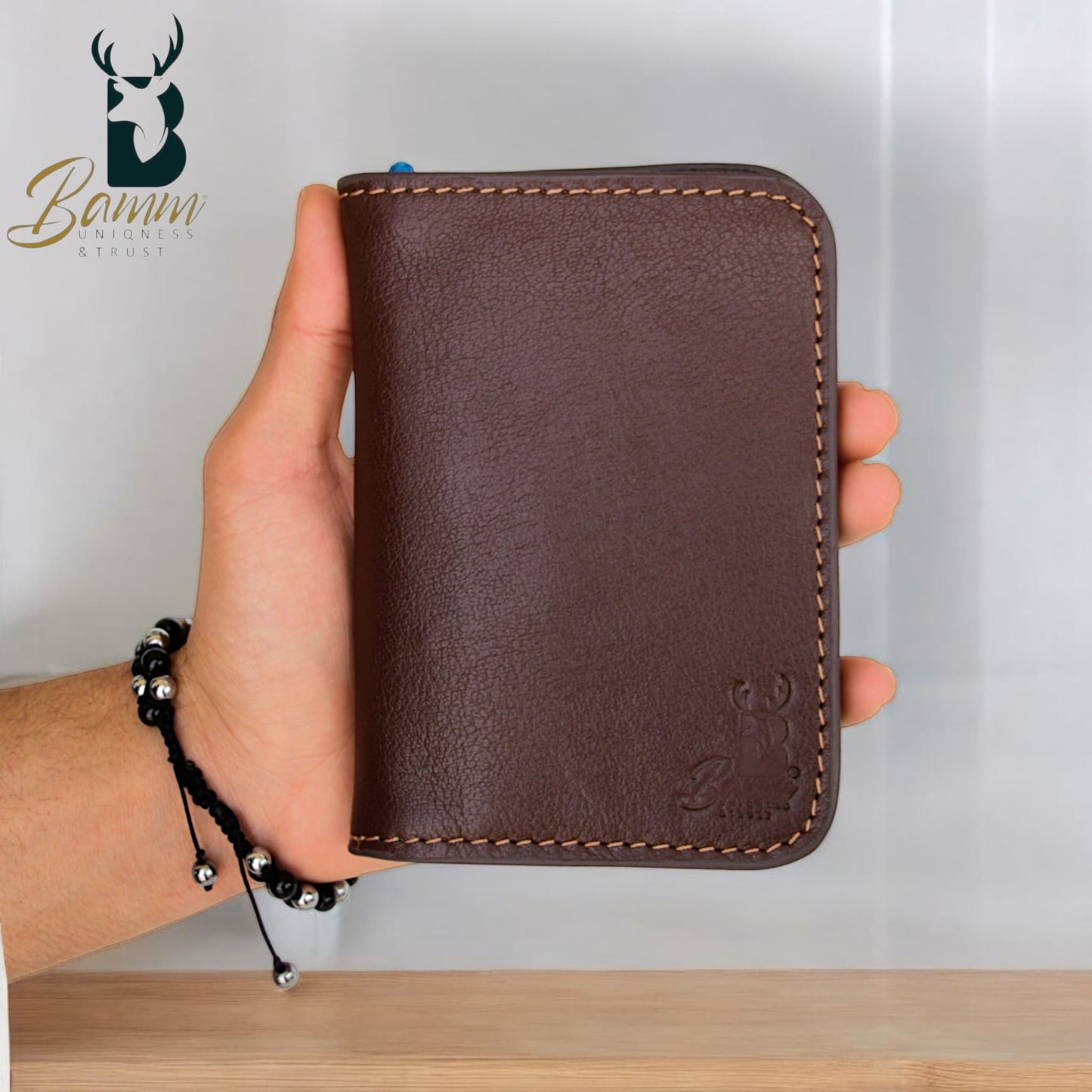 Handmade Genuine Leather Passport Holder-2313-