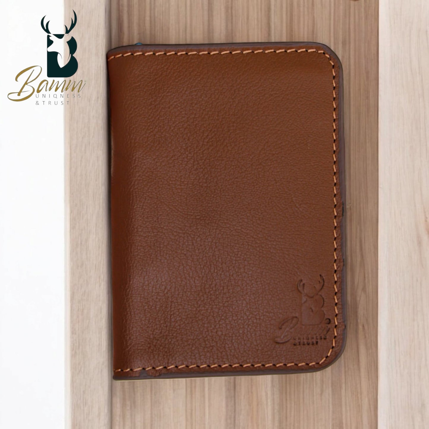 Handmade Genuine Leather Passport Holder-2313-