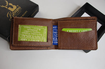 Natural Leather Wallet For Men From Bamm 2305