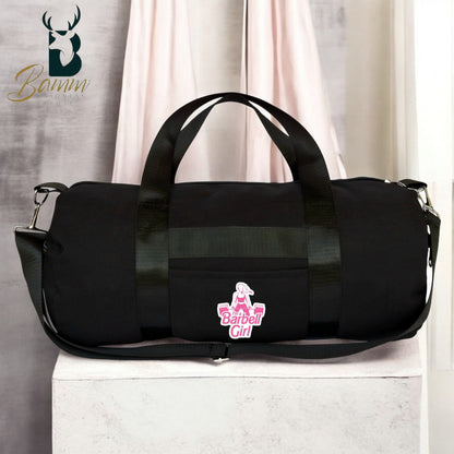 Women's Gym Bag – Water-Resistant Polyester – Side & Front Zipper – Imported Satin Handle – Stylish & Spacious 1111