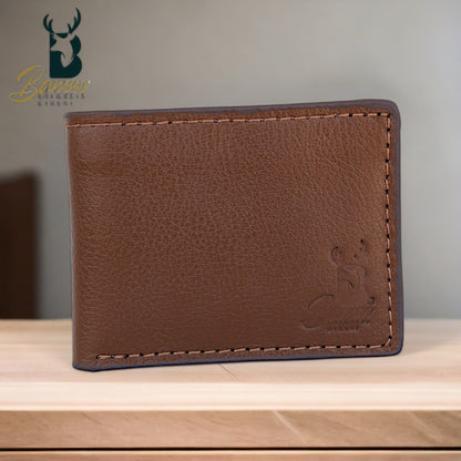 Natural Leather Wallet For Men From Bamm -2208