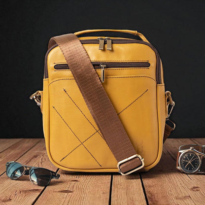 Stylish Leather Men's Crossbody Bag For Men -High-quality Leather Men's Crossbody Bag