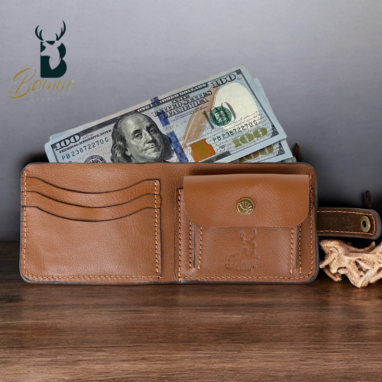 Natural Leather Wallet 2267