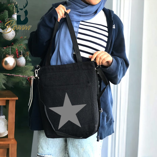 BAMM  Tote Bag With Two Adjustable Shoulder Straps