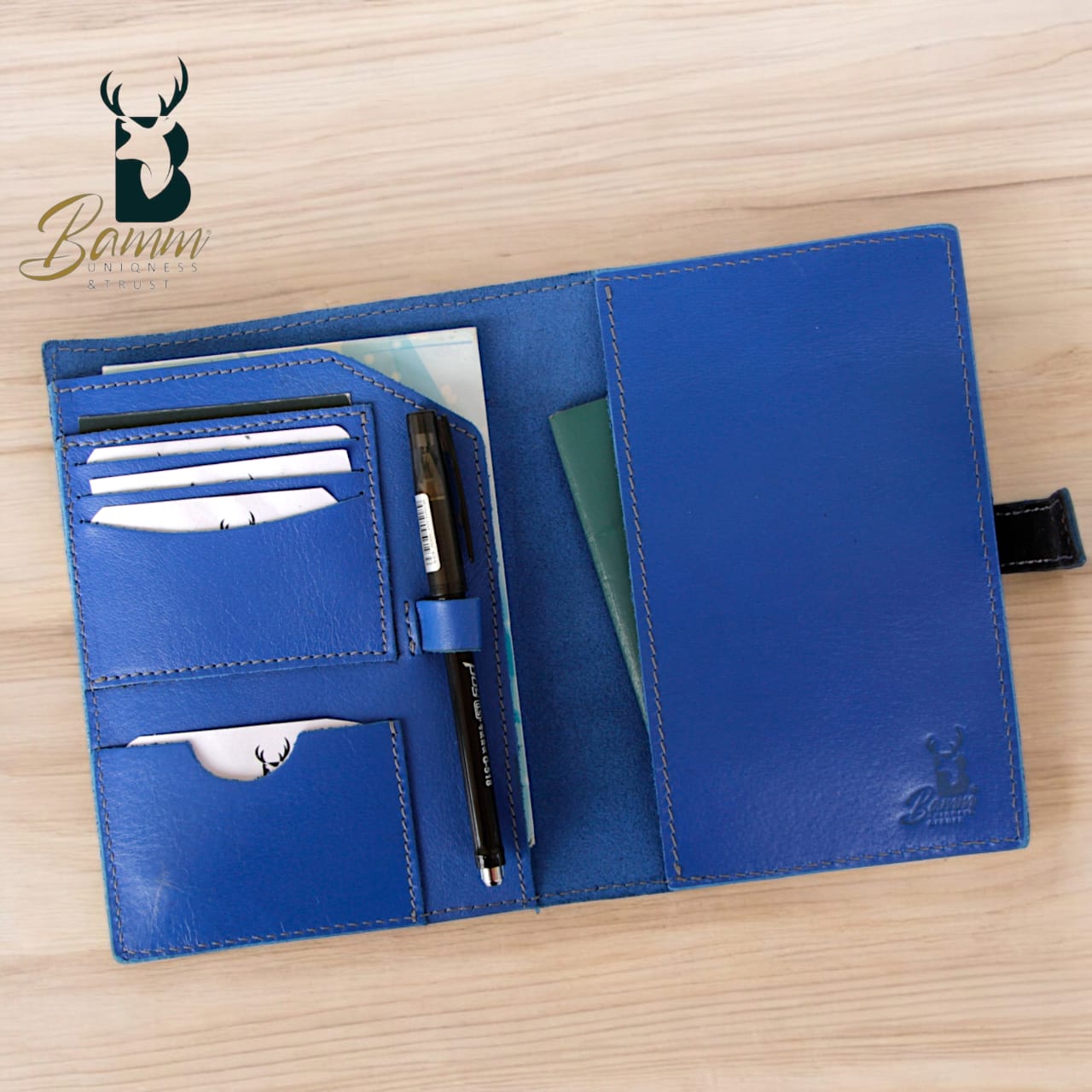 Natural Leather Document Wallet 2320