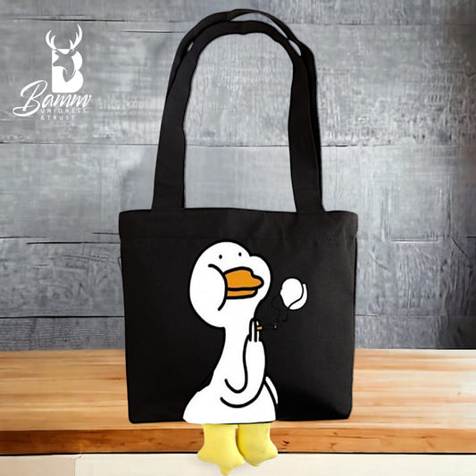 Printed Duck Tote Bag  from bamm -8008