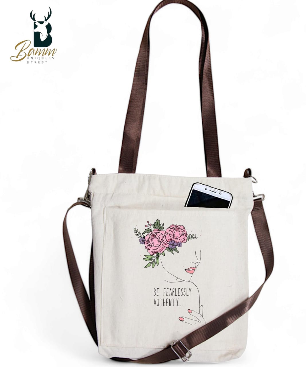 BAMM  Tote Bag With Two Adjustable Shoulder Straps 52