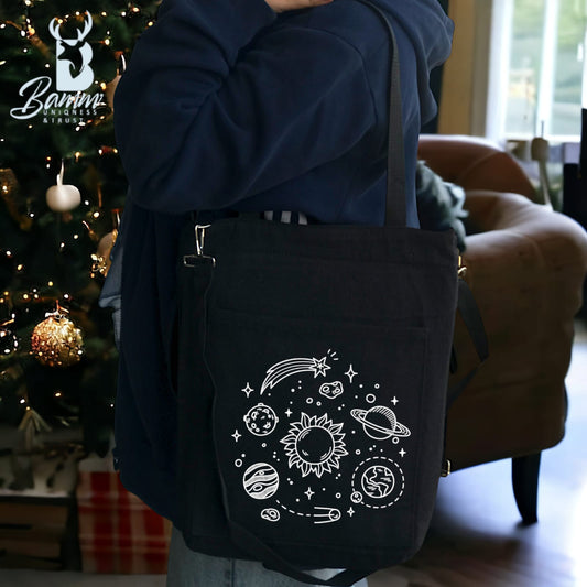 BAMM  Tote Bag With Two Adjustable Shoulder Straps