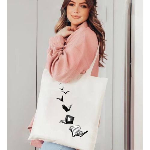 Tote Bag With Pocket And Handle