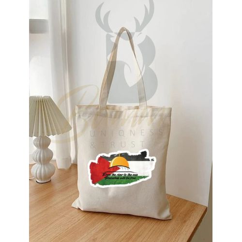 Tote Bag With Pocket And Handle