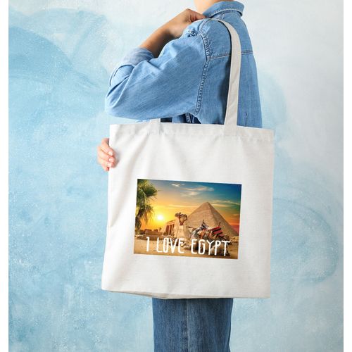 Tote Bag With Pocket And Handle
