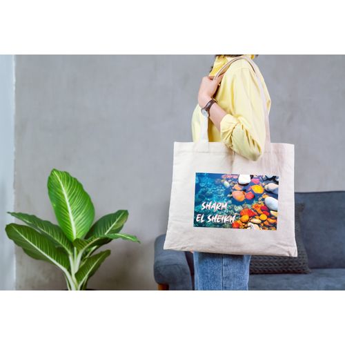 Tote Bag With Pocket And Handle