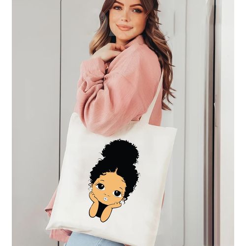 Tote Bag With Pocket And Handle