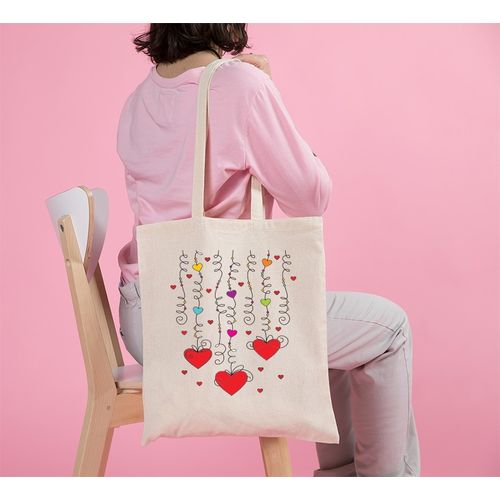 Tote Bag With Pocket And Handle