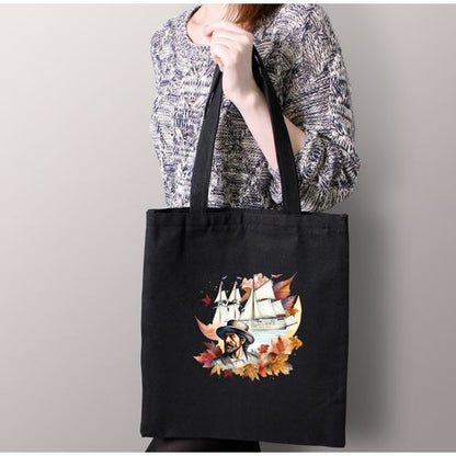 Tote Bag With Pocket And Handle