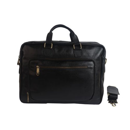 Leather Fashion Business Shoulder Messenger Crossbody Bag From Bamm