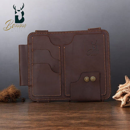 Leather Car Sun Visor Organizer – Keep Your Essentials Neat & Accessible!
