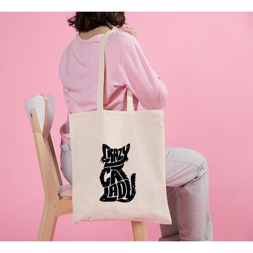 Tote Bag With Pocket And Handle