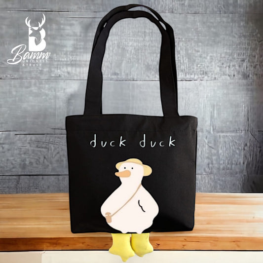 Printed Duck Tote Bag from bamm-8008
