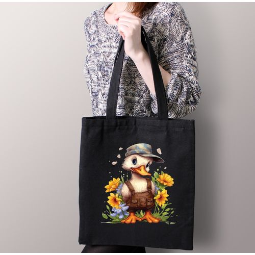 Tote Bag With Pocket And Handle