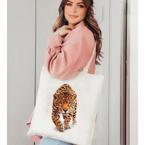 Tote Bag With Pocket And Handle